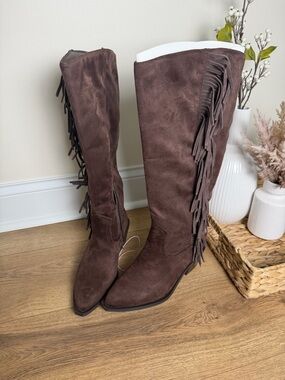 Universal Thread Patsy Tall Fringe Boot